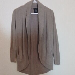 Make Offer MIA Tan Shawl Collar Cardigan Sweater